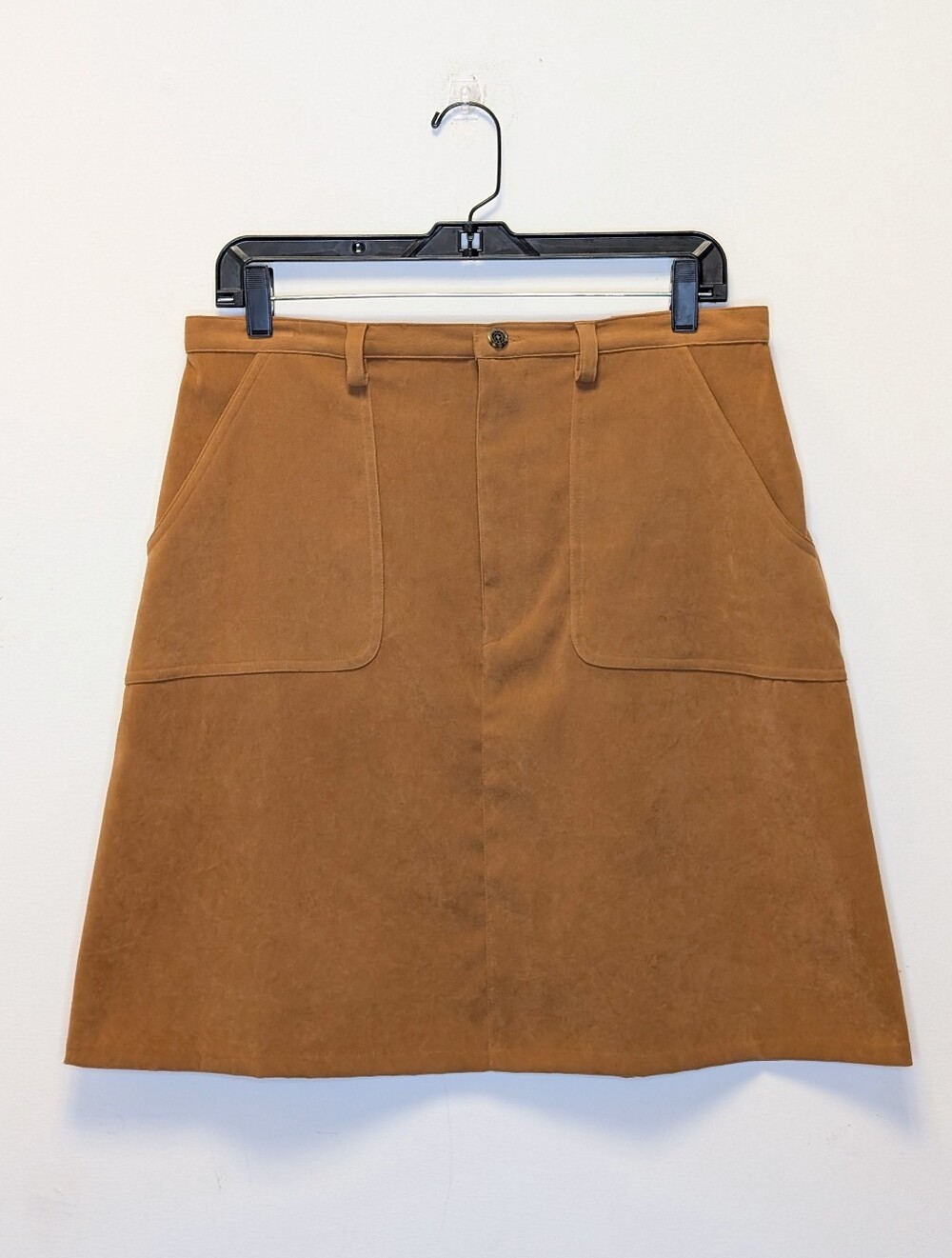 Vintage Y2K Crazy Horse Liz Claiborne Camel Utility Skirt Size 14